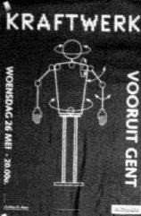 Kraftwerk Vooruit concert poster